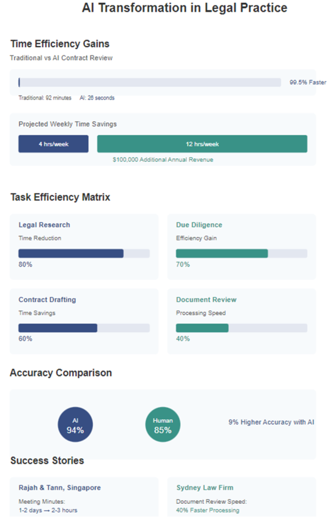 AI Legal Assistants and Agents: AI efficiency gains